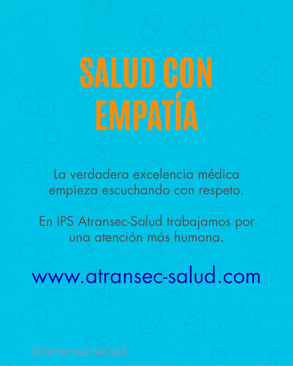 atransecsalud's tweet photo. ATENCIÓN CON CORAZÓN. 
​Hoy inicia la #SemanaDeaLaHumanización. En @atransecsalud promovemos  #serviciosmédicos dignos, con calidez y empatía para pacientes, familias y nuestro equipo de salud en #Pereira. La buena #medicina empieza con #respeto. 
​#HumanizaciónEnSalud https://t.co/QoALu1oF0s