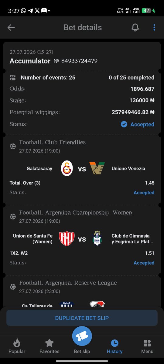 CEACER042's tweet photo. @39billion GAME 1XBET VERSION 

MAKE SURE U STAKE 🔐

257 M TO BE WON 🎉 

LMSVR

Register on #1XBET with my LINK to access my BetCode 🤝

 🔗 https://t.co/aAbkGaQr71

Promo code - HENRY1XB https://t.co/LSKy1Ja2fr