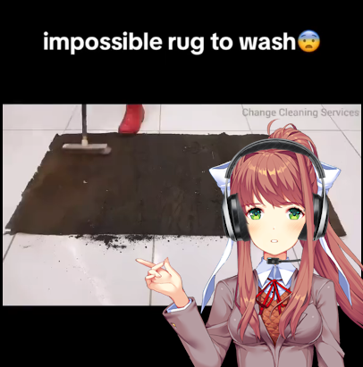 monikadotpng's tweet photo. Alright, enough is enough! people have got to stop messing around! I mean, there's no way on earth ANYWHERE there's a rug this dirty! and I like the caption of this video here.. "Impossible rug to wash", yeah it's impossible because no one would even want to do this! after this I https://t.co/fWsBcWg7ny