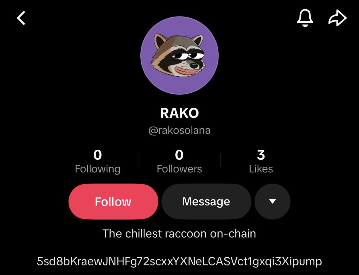 Rakosolofficial's tweet photo. The official $RAKO tiktok page is live!

Daily original content will be posted from this account

https://t.co/0LSxGFdHv0 https://t.co/Xrg90q2sJB