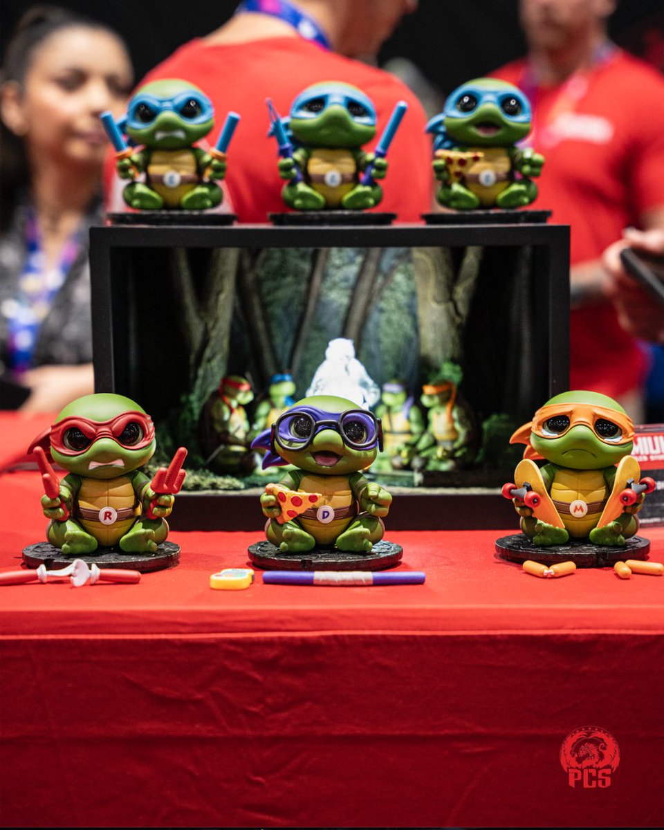 CollectPCS's tweet photo. First look at the baby turtles! 🐢

More info coming soon...

#BabyTurtles #CollectibleToys #TMNT #SDCC #PCS #PremiumCollectibleStudio https://t.co/Q9PruDK4Sq