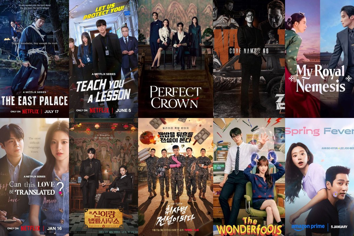 AlieeAnime's tweet photo. OTT's 10 Best K-Dramas Of 2026 So Far according to rediff -

Spring Fever
Perfect Crown
The East Palace
Phantom Lawyer
My Royal Nemesis
The WONDERfools
Teach You A Lesson
Agent Kim Reactivated
Can This Love Be Translated 
The Legend Of Kitchen Soldier https://t.co/PdPPfNW27p
