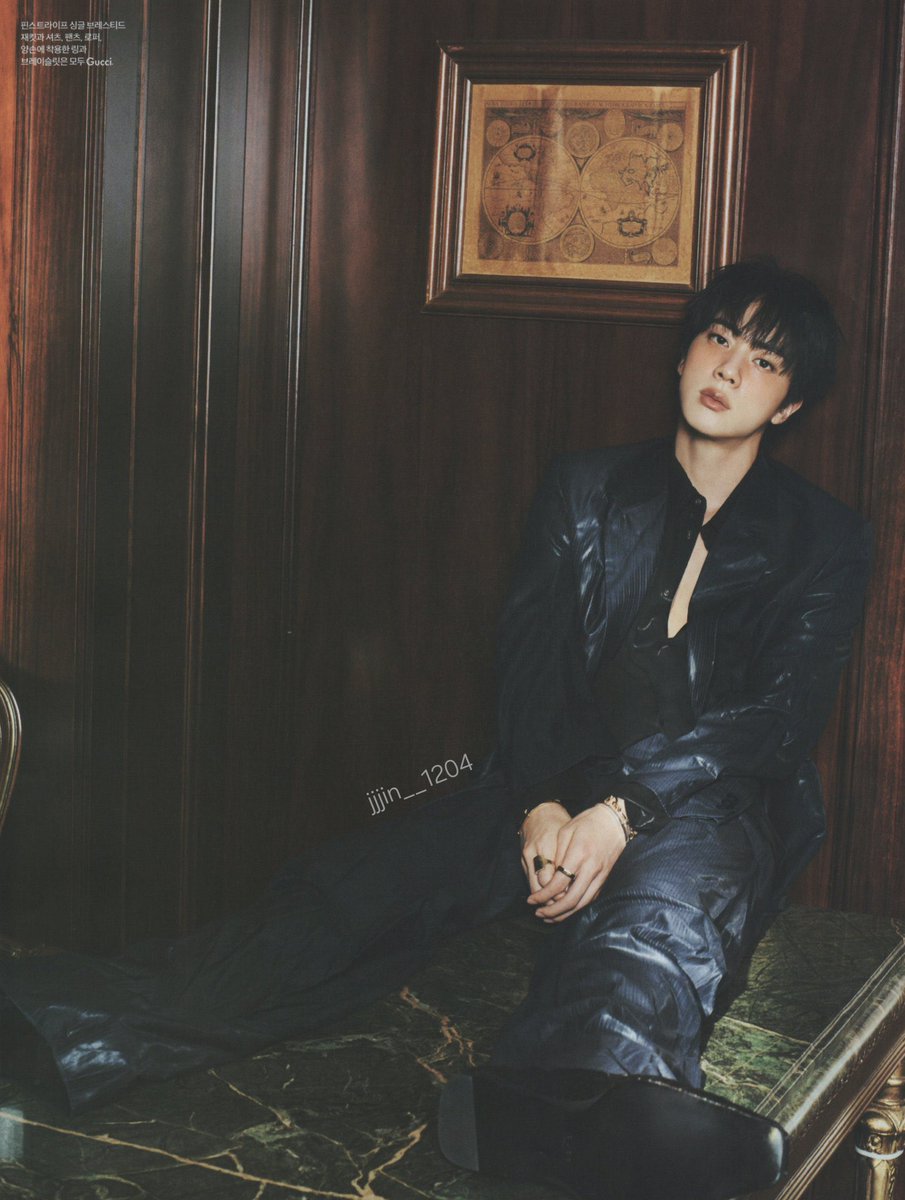 rivas_clariza's tweet photo. @ELLE_KOREA @GreySheryce I loved the interview and the pictures 🔥 Jin is the best he always has the best answers 

JIN FOR ELLE KOREA 
#JinxELLEKorea #JinxGucci 
#Jin #Gucci @gucci https://t.co/IFPjHIgtha