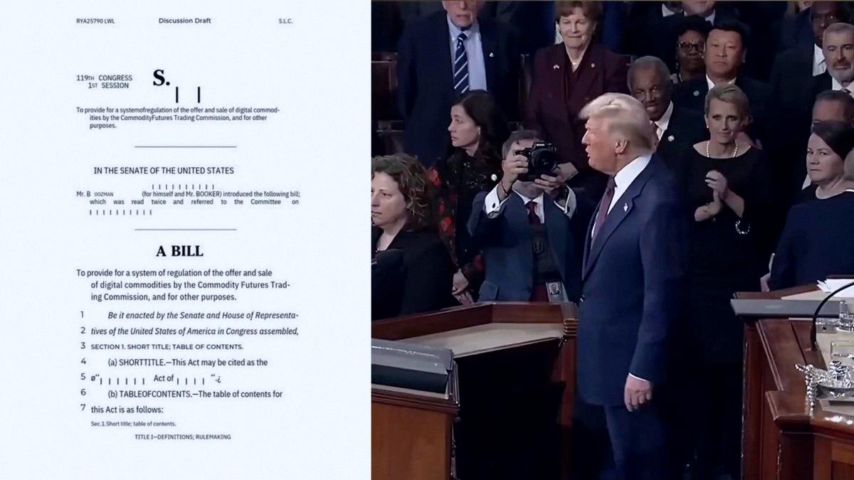 AmberBloom154's tweet photo. Big news! 🚨 The US Senate might vote on the Clarity Act this August 3. If it passes, billions could flow into the market. Trump says he won't let big banks mess it up. Fingers crossed it goes through! 🙏 https://t.co/9lOtBuDEnf