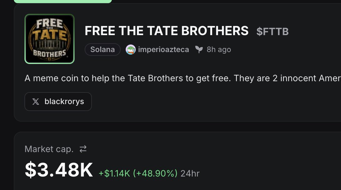 FREE THE TATE BROTHERS tweet media