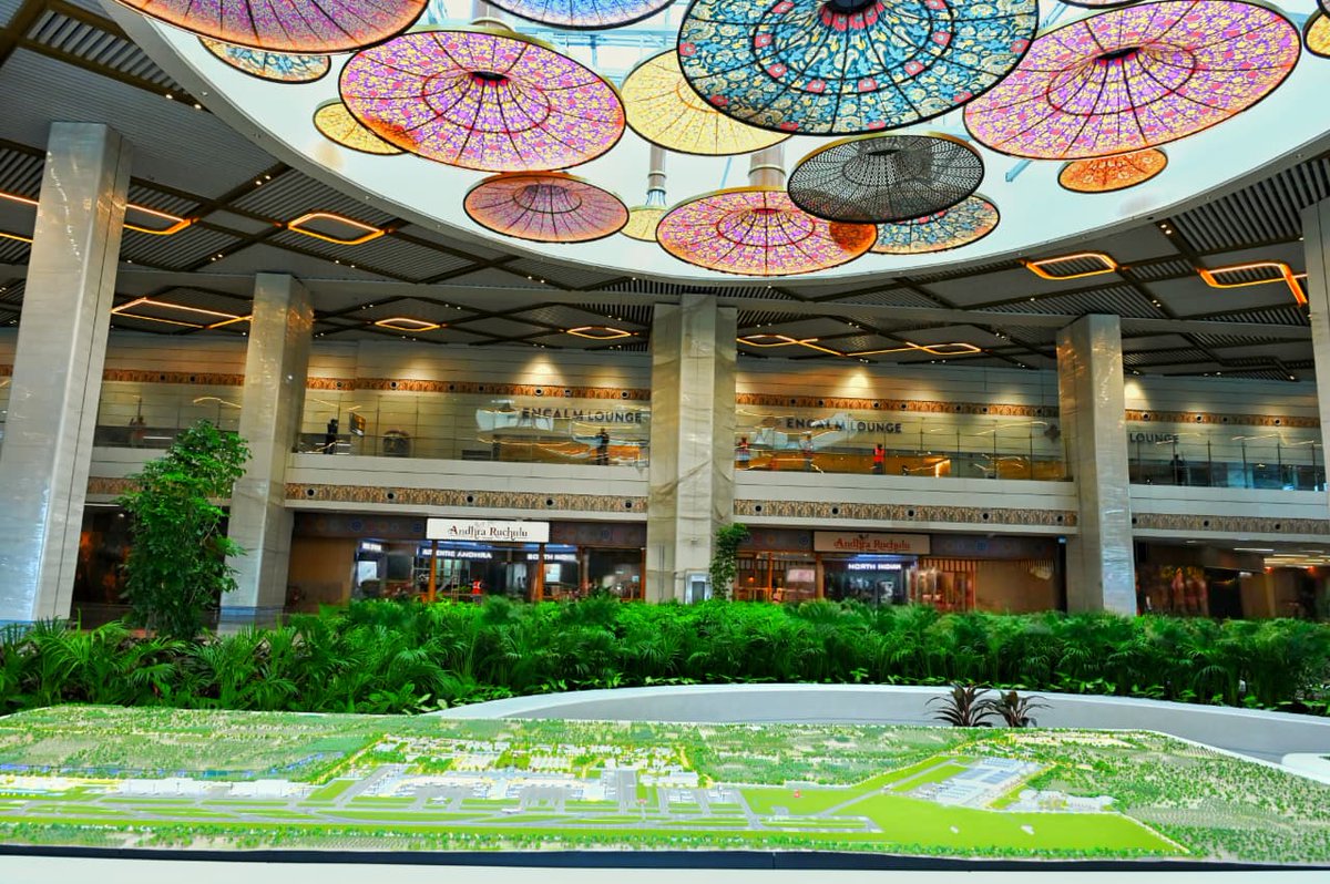 PTI_News's tweet photo. PHOTOS | Bhogapuram International Airport in Andhra Pradesh, all set for inauguration by Prime Minister Narendra Modi on August 1. https://t.co/MWOleeCAXQ