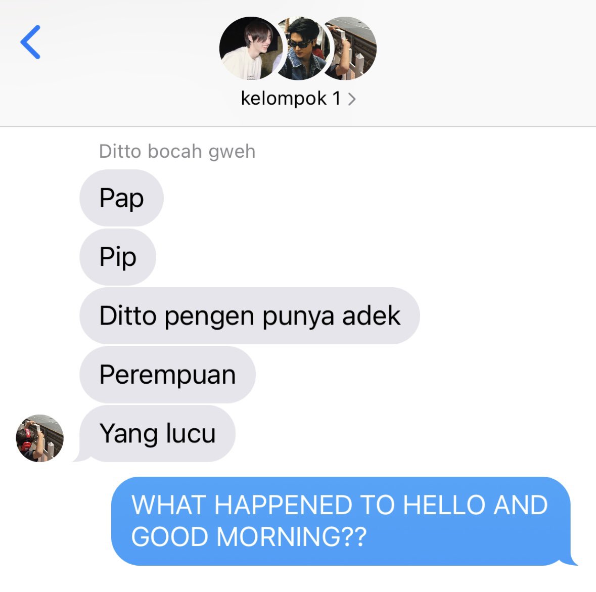 napibble's tweet photo. — daily conversation bara, galang, and ditto as a happy freaky family

; a jayhoon few tweets au
(🔞nyerempet dikit) https://t.co/F6j0zGVnO0