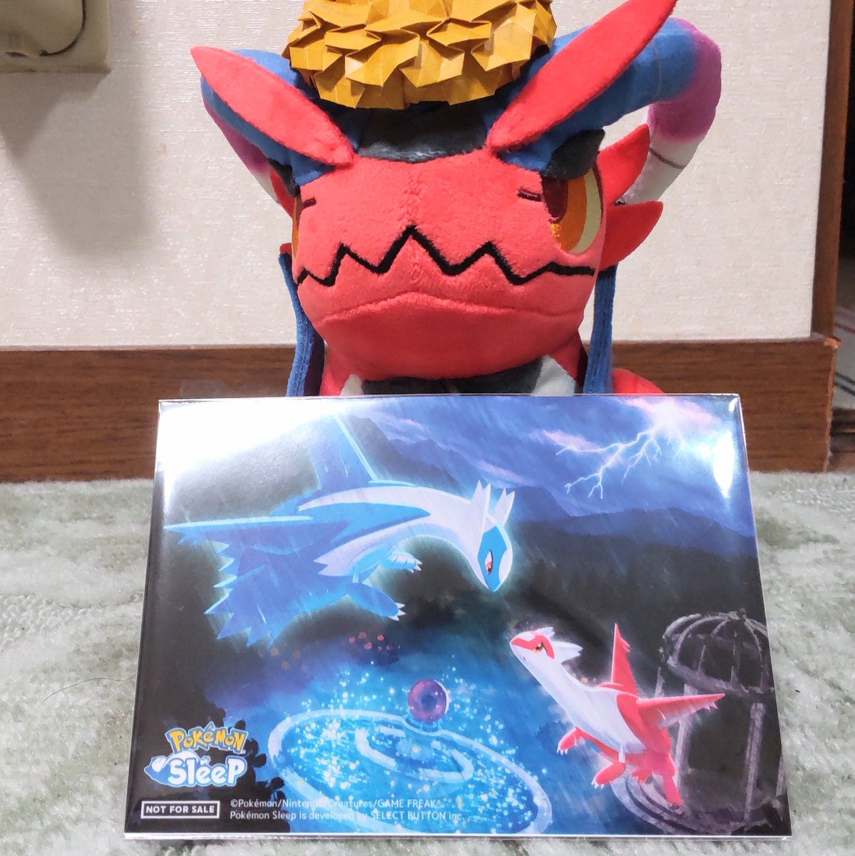kgpn_bread's tweet photo. Joining the Pokémon Sleep 3rd Anniversary Campaign! 
Add #PokemonSleep3rd and share your favorite image!

Super adorable Agias👒
The print quality is great—looks awesome😎
#PokemonSleep https://t.co/hNQn00yv0z