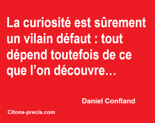 ConflandD's tweet photo. La curiosité, défaut ou opportunité ? https://t.co/Dz6OVYMFGb