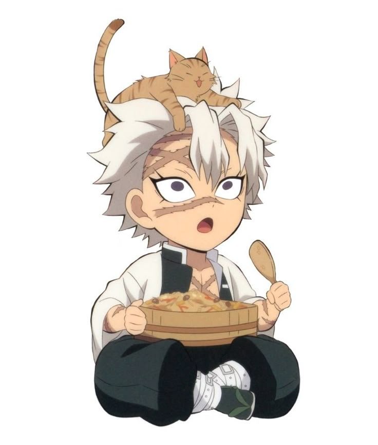 blo0dy_rose's tweet photo. The cutest Sanemi chibi official art ♡ https://t.co/6nLm85XJ4h
