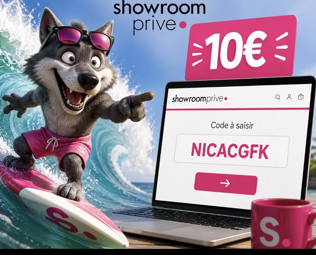 parrainWinamax2's tweet photo. Les soldes sont le bon moment pour faire de bonnes affaires. 👀
Si vous n’avez pas encore de compte Showroomprivé, pensez à utiliser le code NICACGFK lors de votre inscription : vous recevrez 10 € de bienvenue.
Autant commencer avec un petit bonus. 🎉
#Soldes #ShowroomPrive https://t.co/EIEw7sEJuP