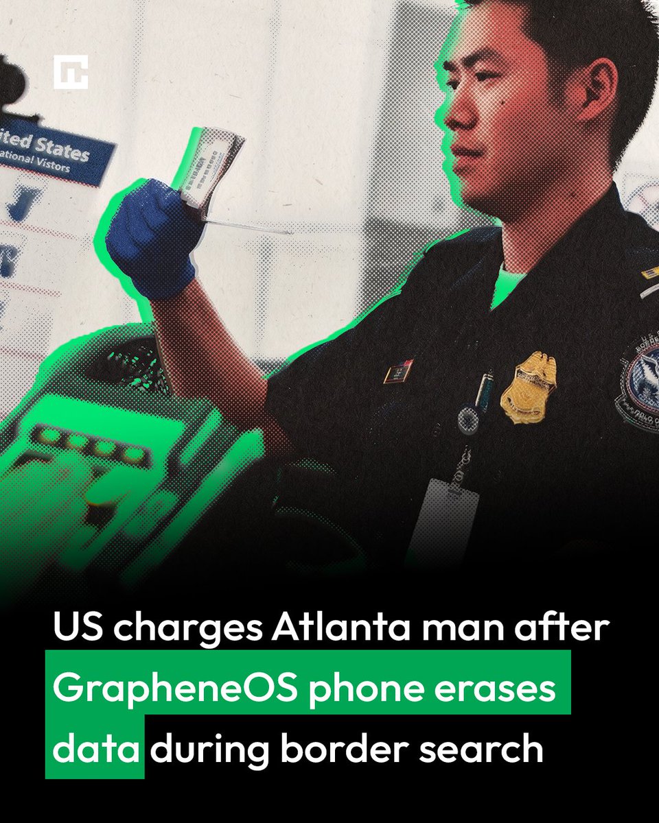 Cybernews's tweet photo. The DoJ is prosecuting one Samuel Tunick, an Atlanta resident, who the authorities say provided them with a passcode that destroyed the data on his smartphone.

Read more: https://t.co/X0TxDxVt7G https://t.co/FT0mxthYFF