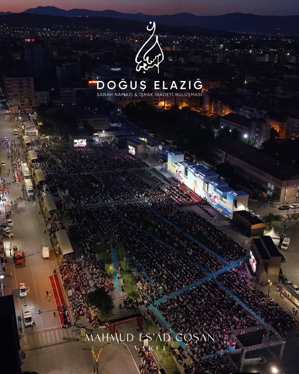 naimdogan23's tweet photo. Merhum Prof. Dr Mahmut Esad Coşan Hocaefendi için Doğumunun sene-i devriyesinde düzenlenen Doğuş Elazığ "Sabah Namazı &amp; İşrak ibadeti buluşması" programına katılım sağladık. Canab-ı Allah yapılan ibadetleri ve duaları kabul eylesin.

#MecVakfı
#DoğuşElazığ https://t.co/6O2AgBM8FX