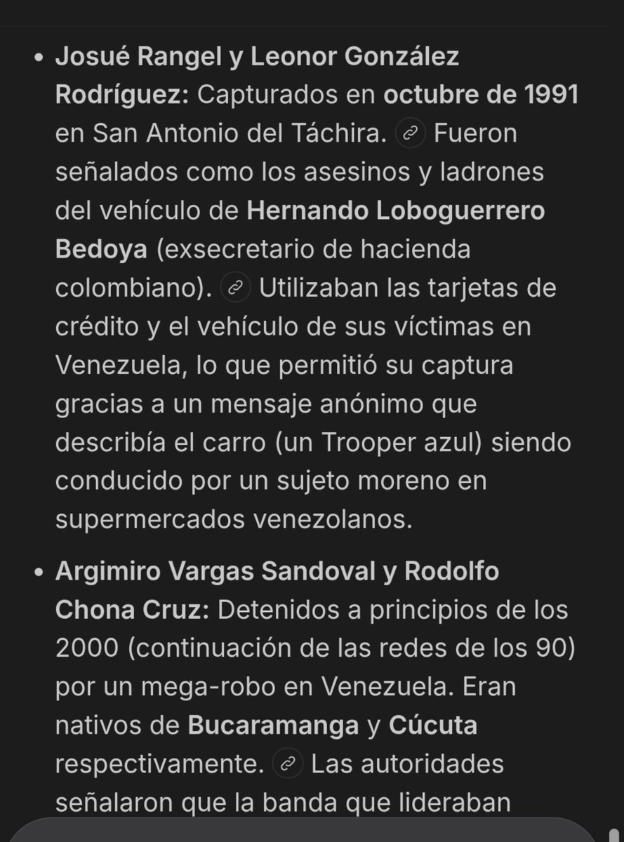 rczg11's tweet photo. @magneritcs @SenorCaicedo @berickd Siempre nos mandaron delincuentes y bandas, sobre todo en los 80 y 90 si averiguas en la hemeroteca no te alcanza una caja para los expedientes. https://t.co/cT7tu8pIUe