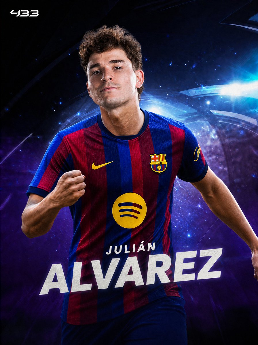 433's tweet photo. 🚨 𝐁𝐀𝐑𝐂𝐄𝐋𝐎𝐍𝐀: 𝐀𝐋𝐕𝐀𝐑𝐄𝐙 𝐎𝐑 𝐊𝐑𝐎𝐔𝐏𝐈? 🤔

Eli Junior Kroupi is Barcelona's alternative option if they fail to sign Julián Alvarez, reports @sport  🗞️

The French youngster was one of the biggest sensations of his first Premier League season, scoring 13 goals at just 19 years old despite limited playing time. ⭐

Bournemouth are reportedly demanding more than €100 million for Kroupi. 💰