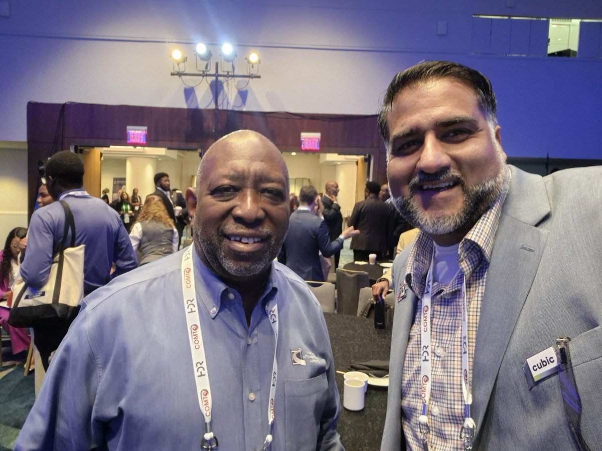 CubicTS's tweet photo. 📍 Washington, D.C. for the 55th Annual COMTO National Meeting & Training Conference!
 
Great, meaningful time connecting with industry peers from across the nation. One thing is clear from the conversations: the future of mobility isn't just about technology—it's about the connections we build, the diverse perspectives we cultivate, and the bold leadership decisions that makes the difference in shaping the future of transportation 🤜
 
#COMTO2026 #PublicTransit #Innovation #Cubic