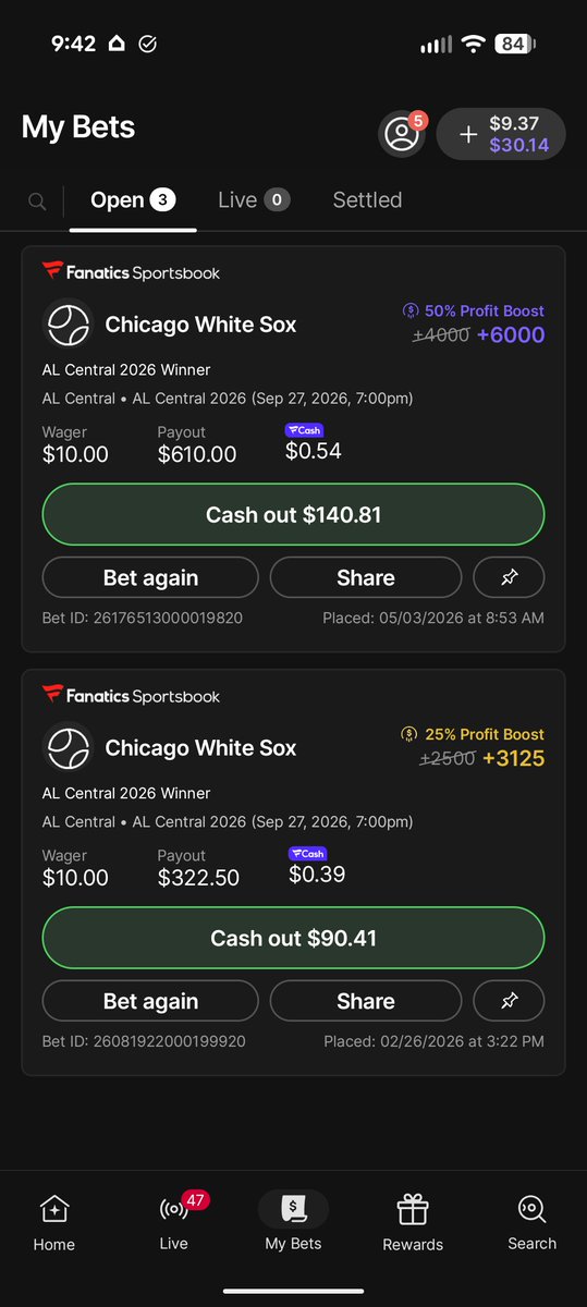 emjay730's tweet photo. @ESPN1000 Sox to with AL Central 👏👏 https://t.co/zFYF9Lnohq