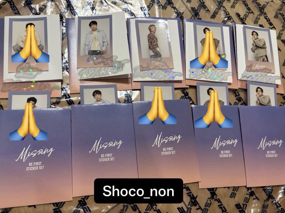 shoco_PLAN's tweet photo. 枚数変更あるのであげ直します🙇🏻‍♀️

【交換希望】
BE:FIRST Missing ステッカーセット

譲▶️🐬1🐧2🐉2

求▶️ジュノン🐢or買取(定価+送料)

🐧は交換のみ

郵送📮、都内横浜近辺手渡し可

ご希望の方いらっしゃいましたらよろしくお願いいたします🙏 https://t.co/NRysevSE2B