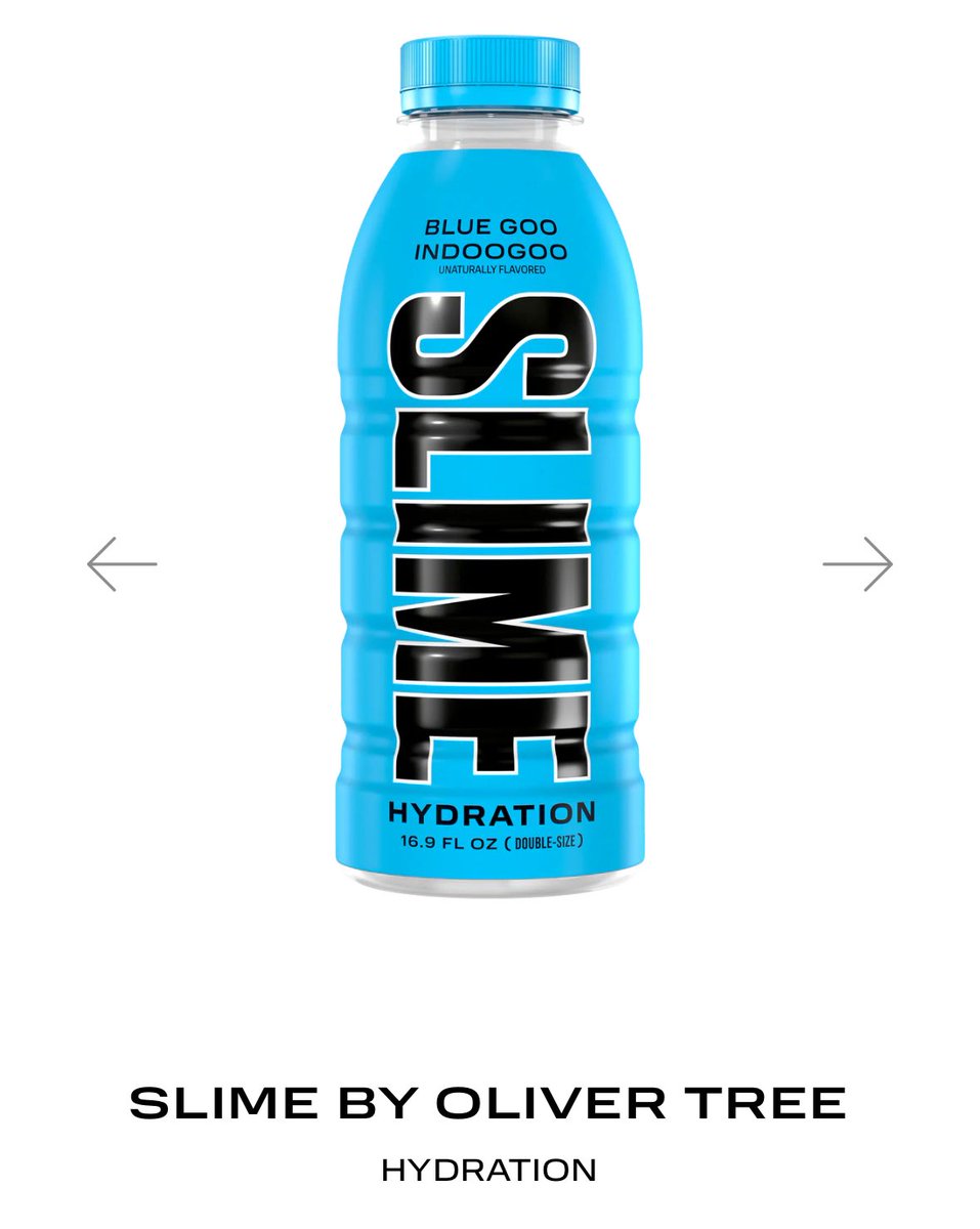 ParasocialMag's tweet photo. PRIME Hydration released the limited-edition “Slime” bottle as a tribute to Oliver Tree. All the money made will be donated to the Oliver Tree Foundation to support emerging artists. https://t.co/BFa0Lar7QU