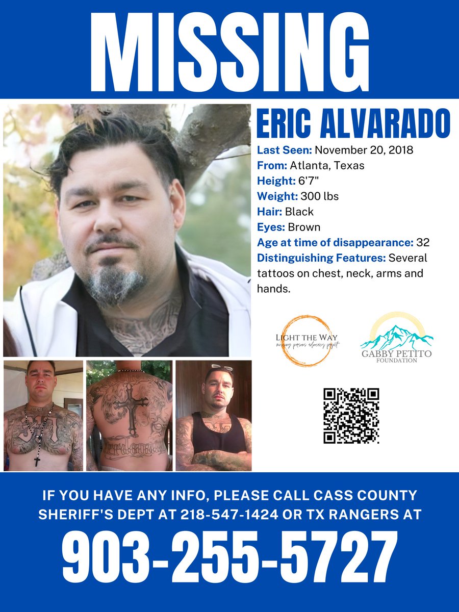 LightTheWay22's tweet photo. Today is #MissingPosterMonday and we need your help sharing #EricAlvarado's flyer to keep his story visible! #TexasCases #MondayAwareness #Missing https://t.co/yBmm8tJKJy