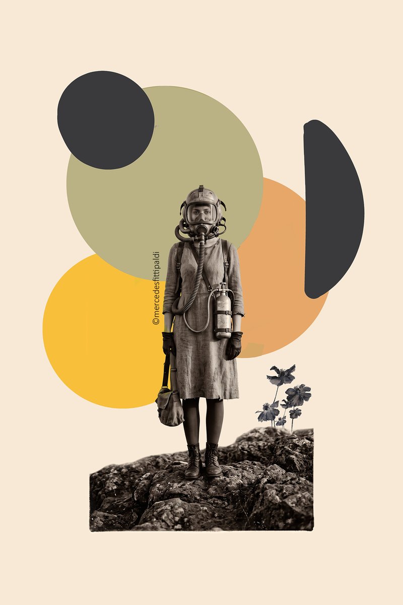 FittipaldiM's tweet photo. Interfase

"A veces construimos capas para no ser heridos, nos preparamos para el mundo y olvidamos que también necesitamos un lugar donde poder quitarnos la armadura."

#mercedesfittipaldi #collage #artistwork #editorialcollage #womencollageartists #surrealism https://t.co/GLHvhkgpYp