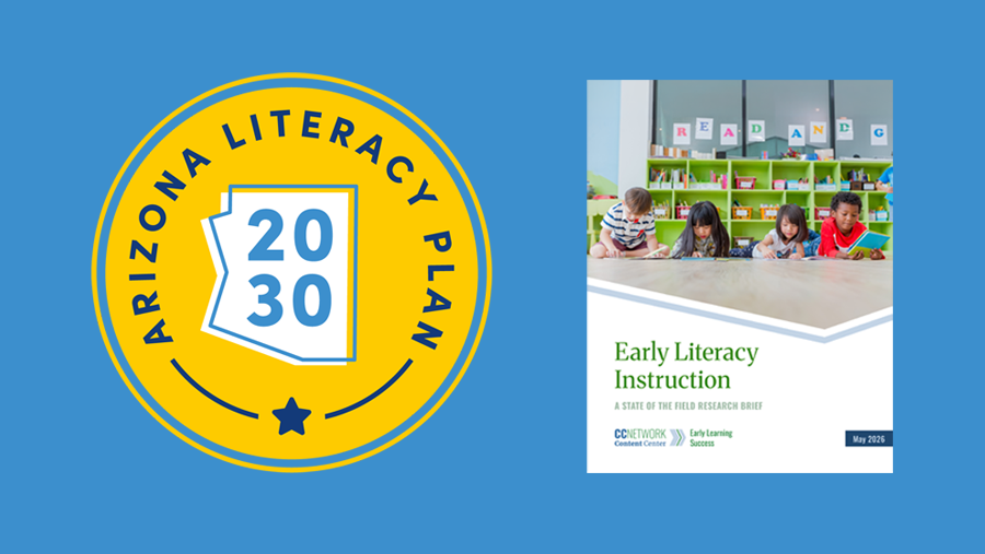 ReadOnArizona's tweet photo. National research meets Arizona action. Join us July 29 at 2 pm (AZ) for a @readingby3rd's GLR Week webinar connecting the new CELS early literacy  research brief to Arizona Literacy Plan 2030. Register: https://t.co/90EgqMOVqp https://t.co/zXSdfl0v44