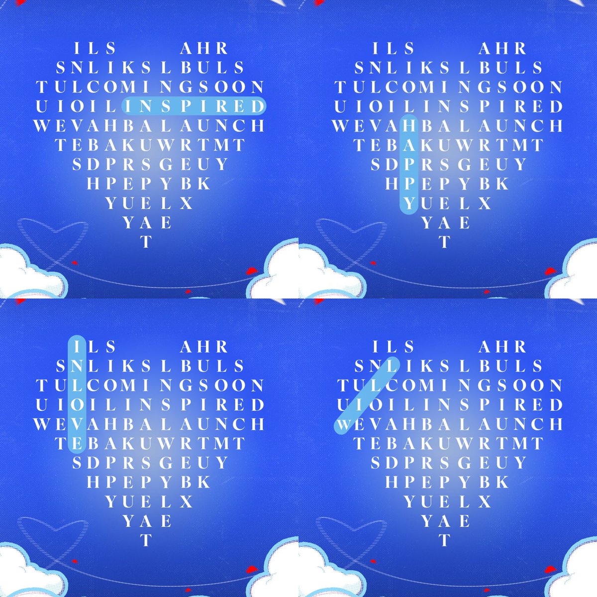 KapusoCrave's tweet photo. Star Music and Sparkle seemingly tease Will Ashley's debut album through a series of word search posters.

The words 'Inspired,' 'Happy,' 'In love,' and 'Will' have been revealed so far. https://t.co/bmHVdTqUsa