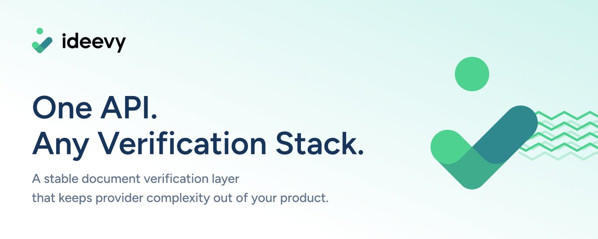 Ideevycom's tweet photo. Document verification looks simple when there is one market, one provider, and one flow.

Then new countries, document types, fallback rules, pricing models, and response formats appear — and the integration layer starts growing faster than the product itself https://t.co/fkgT1oHMVD