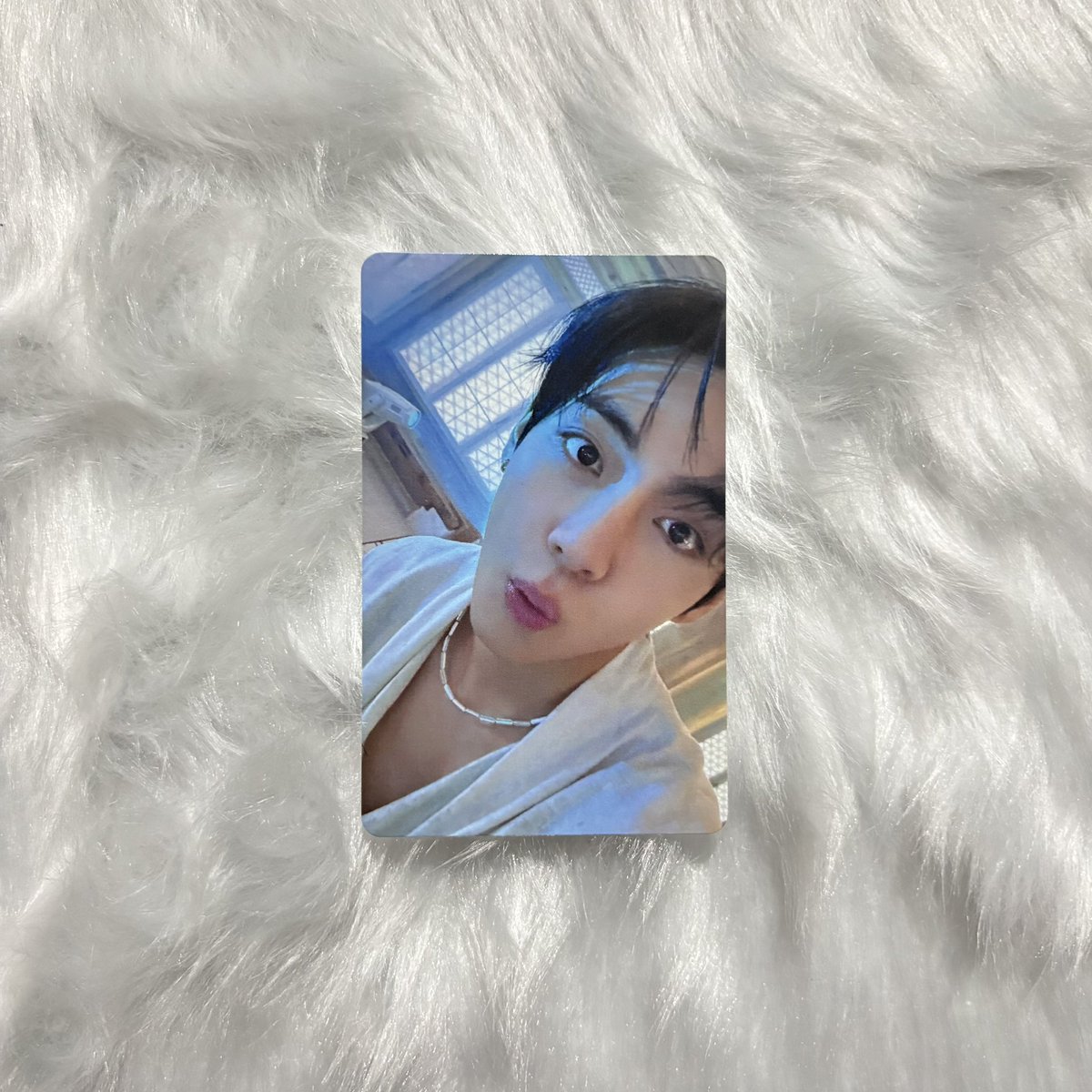 jkvmails's tweet photo. . ࣪˖⋆ #jkvmails from @BTShesells 💌

the first ever taehyung pc i got after 3 years of my collecting hiatus. 🥺🩷

apologies for the late feedback post, but thank you so much again po for the smooth and fast transaction! 

— #BTSheSellsFB https://t.co/XY4Otu55fI