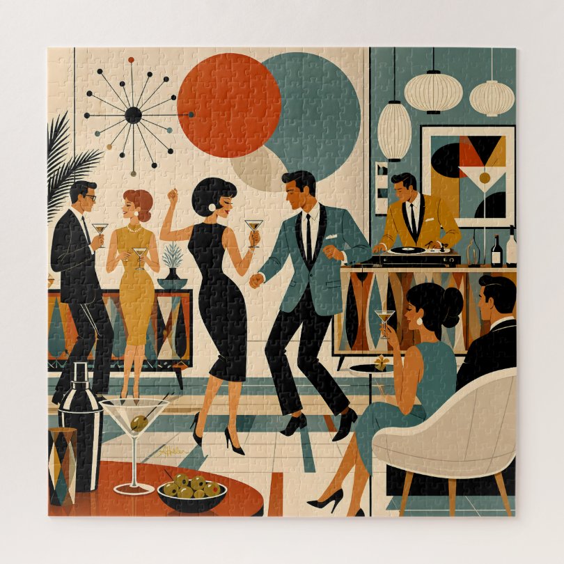 LeeHillerDesign's tweet photo. 💃🕺🎶🍸🎶🕺💃
Mid Century Modern Hip Martini Dance Party #puzzle
Item: https://t.co/MPSKJKI58y

#midcentury #dancing #art #martini #cocktailparty #barware #puzzles #games
Complete Collection: https://t.co/TOom7RCntB https://t.co/kfChEtDGvi
