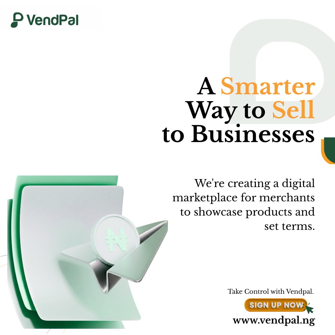 vendpal's tweet photo. Selling to businesses shouldn't be complicated.

Vendpal is built to help merchants reach more buyers, showcase their products, and manage transactions with ease; all from one place. 🚀

Join now 👉🏽 https://t.co/l7yV8nFyQw

#Vendpal #DigitalProcurement #tech #viral #startup https://t.co/sgtUDlkvaw