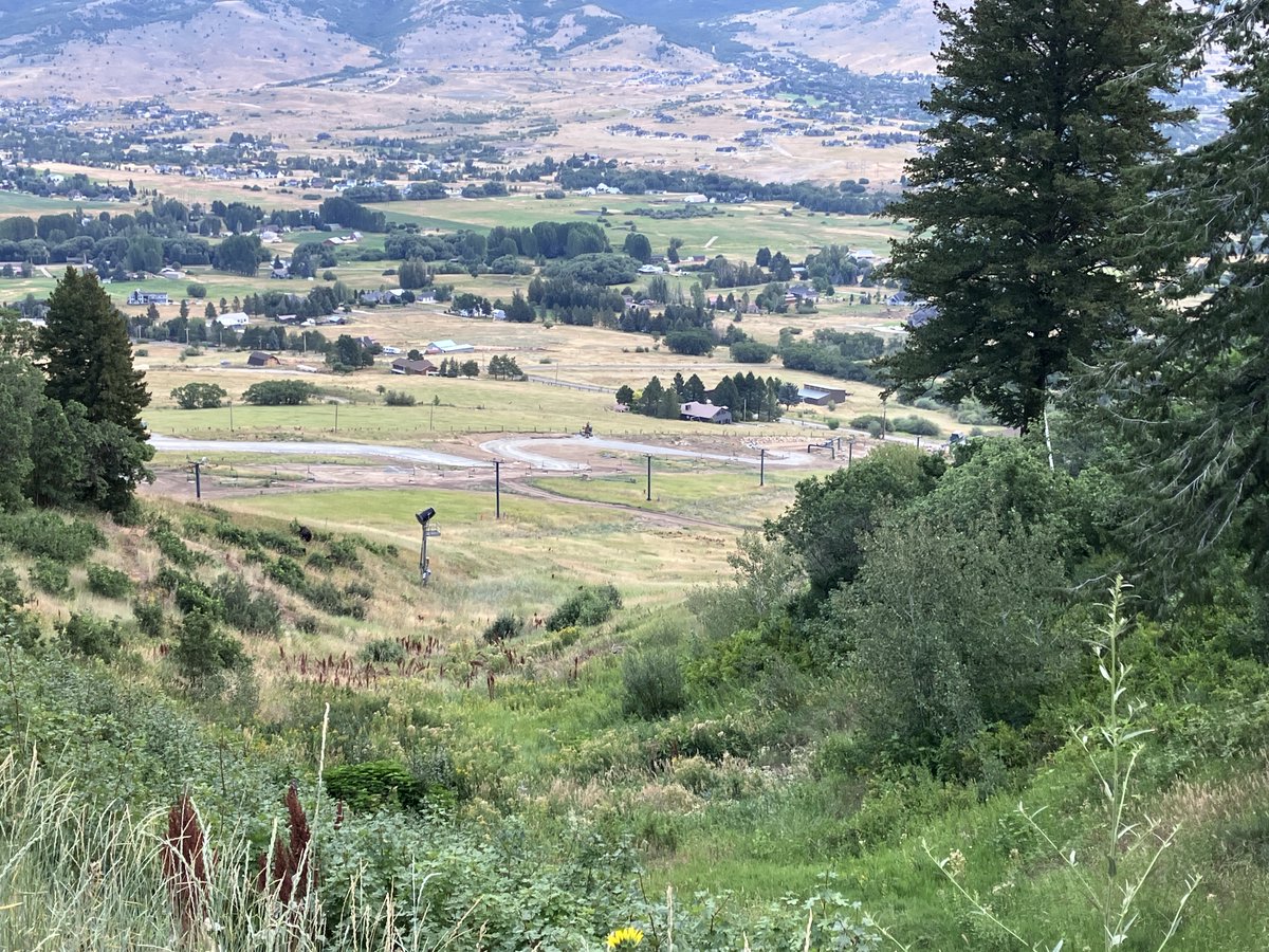 slopefillers's tweet photo. The developers at Nordic Valley have road base down on most of their new residential road that takes over the north side of the beginner area. https://t.co/oU6IeQbBKw