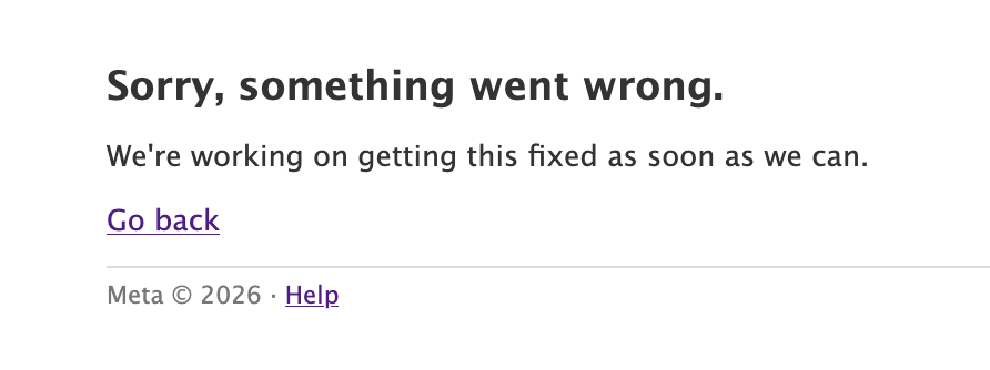 ohitsyh's tweet photo. Is Meta/Facebook down? Lmfao *chuckles evilly* https://t.co/MReI5r69O2