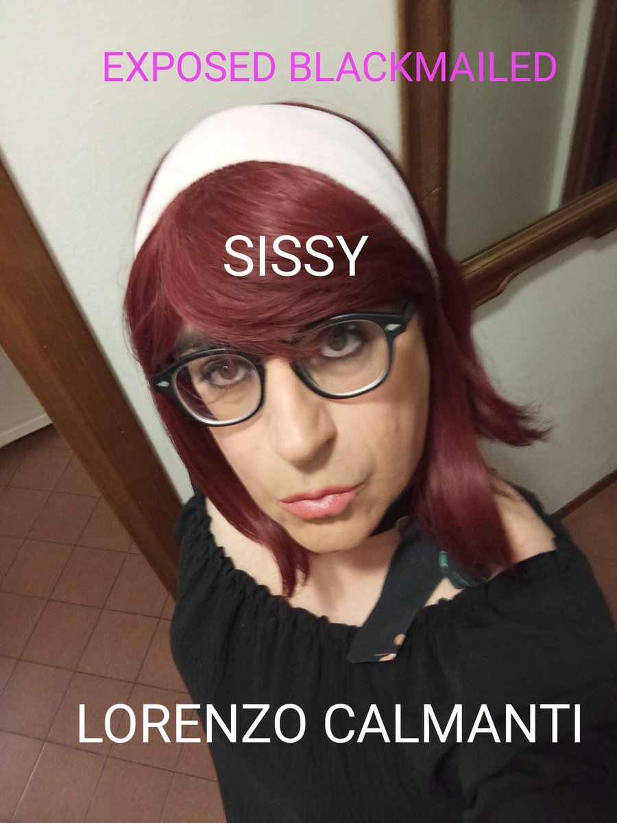 Sissy_Shamer's tweet photo. Hey @Lorysissypet  (real name Lorenzo Calmanti). Just imagine what your friends and family would think if they discovered you were not only a sissy slut but also a dirty little piggy! Maybe you won't have to imagine much longer. https://t.co/L4xvorbFLG