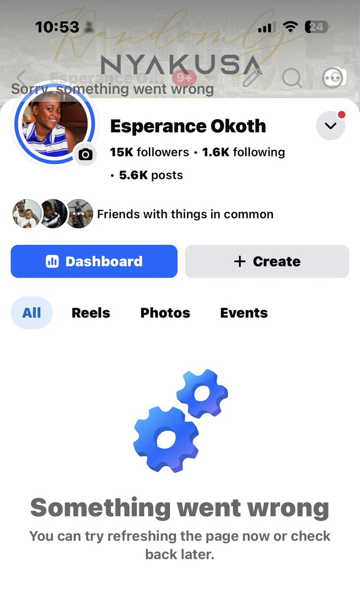Esperance_Okoth's tweet photo. Facebook be acting up like it’s paid to do. Every week, it’s down https://t.co/zZY82H0lMD