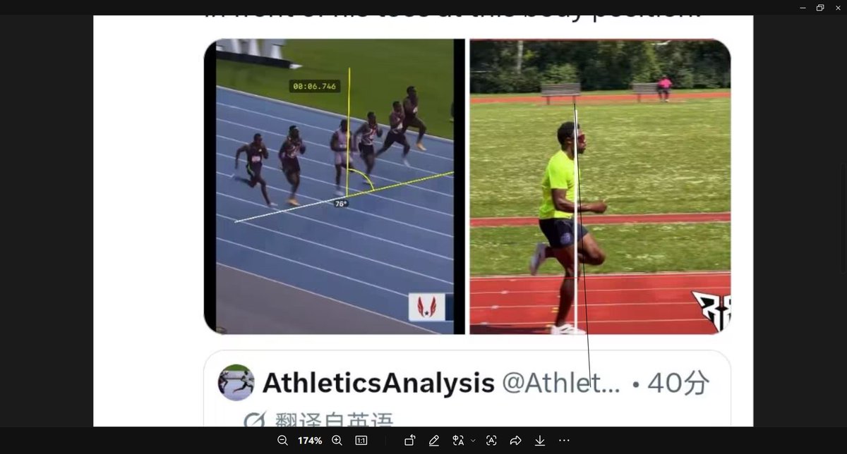 fy20060126's tweet photo. @AthleticsEditz In the picture on the right, the camera is not perpendicular to the ground. https://t.co/5hXFwlZxov