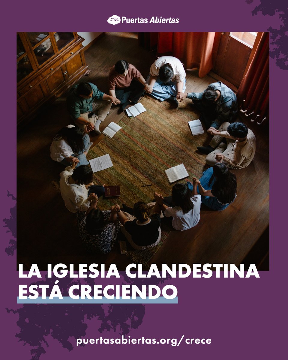 PAbiertasEspana's tweet photo. 🌏 Mientras la presión aumenta en #China y #Laos, la #Iglesiaclandestina sigue creciendo... 🚪aunque sea #apuertacerrada.
Descubre cómo Dios está obrando y cómo puedes fortalecer a estos creyentes perseguidos.
➡️ https://t.co/1OkhxL0mxJ
#UnoConEllos https://t.co/EXJwQ2X3J3