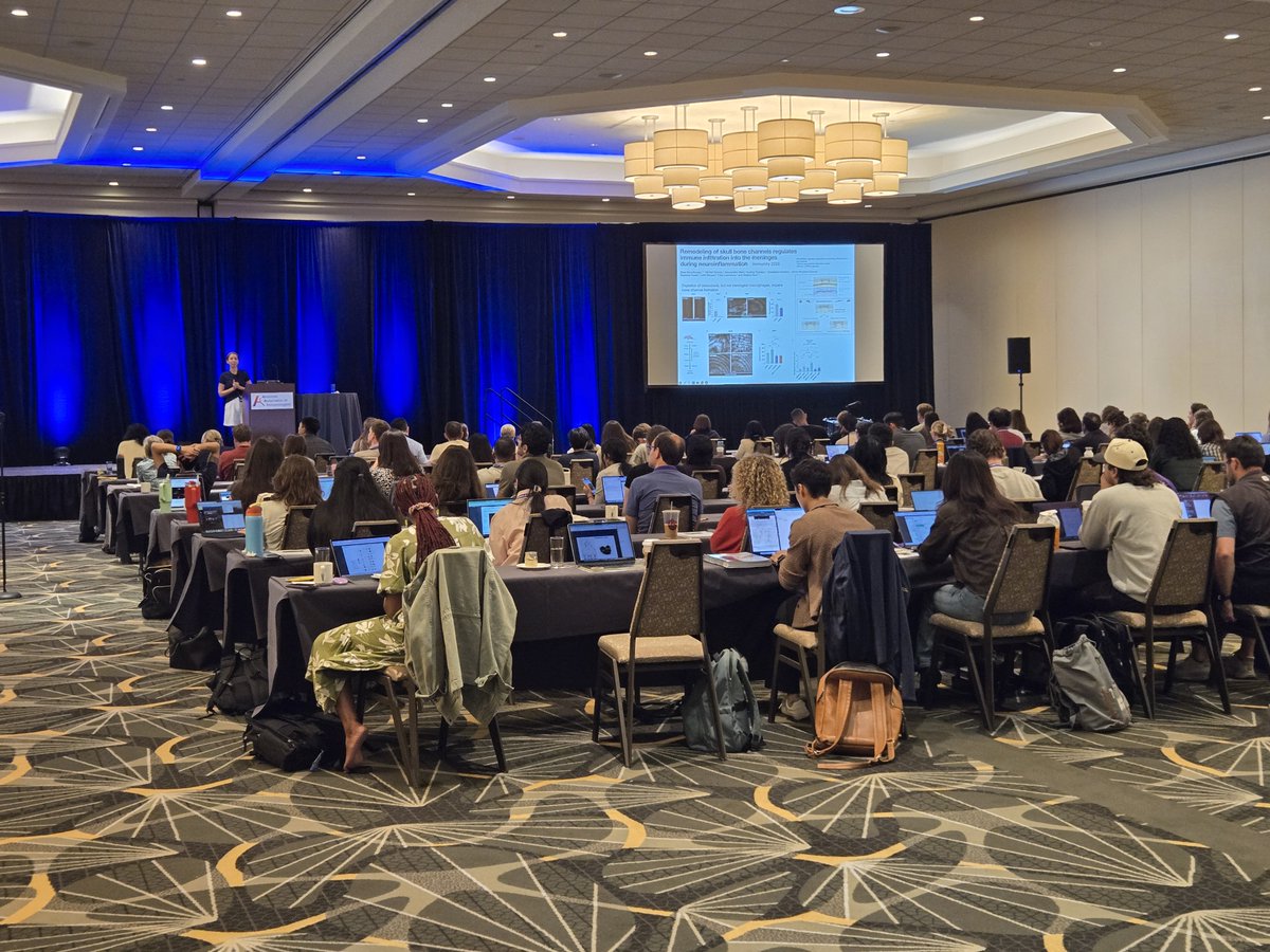 ImmunologyAAI's tweet photo. Claudia Jakubzick (@Dartmouth SOM) gave a lecture on “Myeloid Cells in Immune Responses.” She described how macrophage gene expression & function vary by the tissue in which they reside, & how monocytes influence diverse immune processes such as inflammation and immunotherapy. #AAIcourses