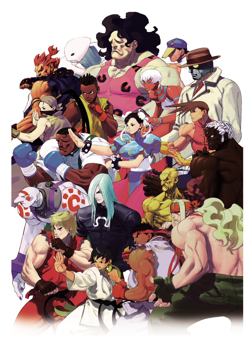 mend97726's tweet photo. Street fighter III third strike poster art/box art https://t.co/EKC1kVI00X