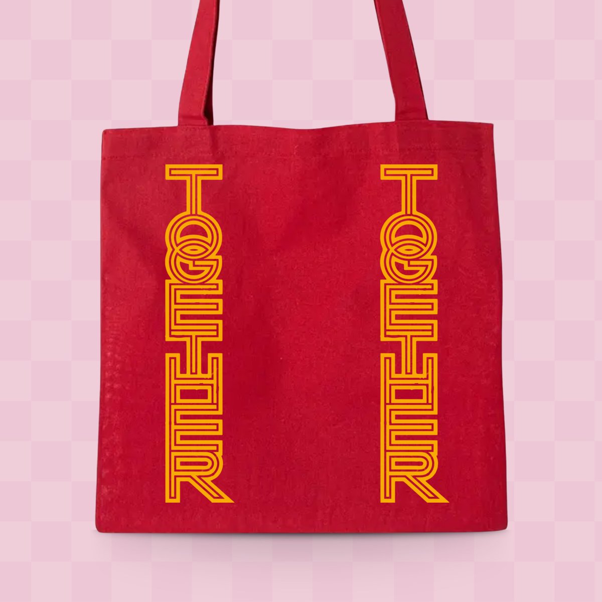 AmoraMerch's tweet photo. Vocês pediram muito e ela veio!! ♥️🪩

Ecobag Together Together em tecido algodão já está disponível no link ✨

https://t.co/Dz9UUZiaoE https://t.co/TWcxQ4X6Q5