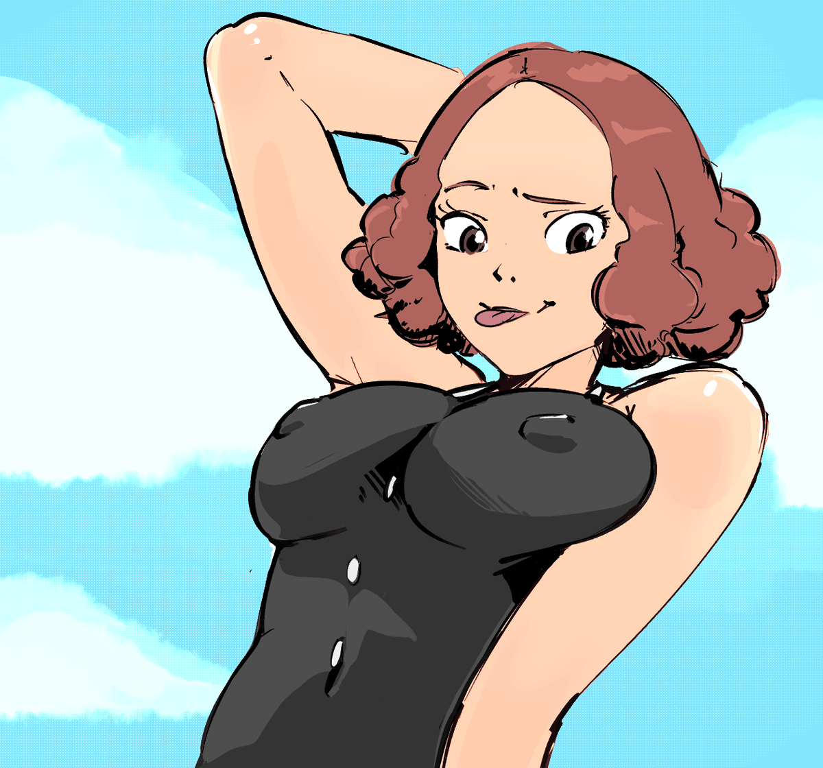 ImMisterPlow's tweet photo. Beach Haru sketch https://t.co/6Qp9PYP6wK
