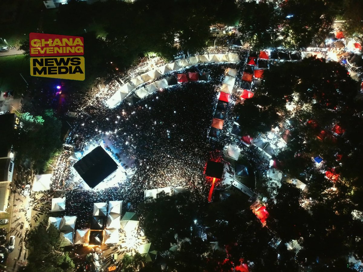 gheveningnews's tweet photo. ���📍JUST IN📍📍

Drone view of the 2026 KNUST SRC WEEK Celebration 😍

#ghanaeveningnews 🇬🇭❤️
 📸 SkyXpress https://t.co/QjC6A3QmUU
