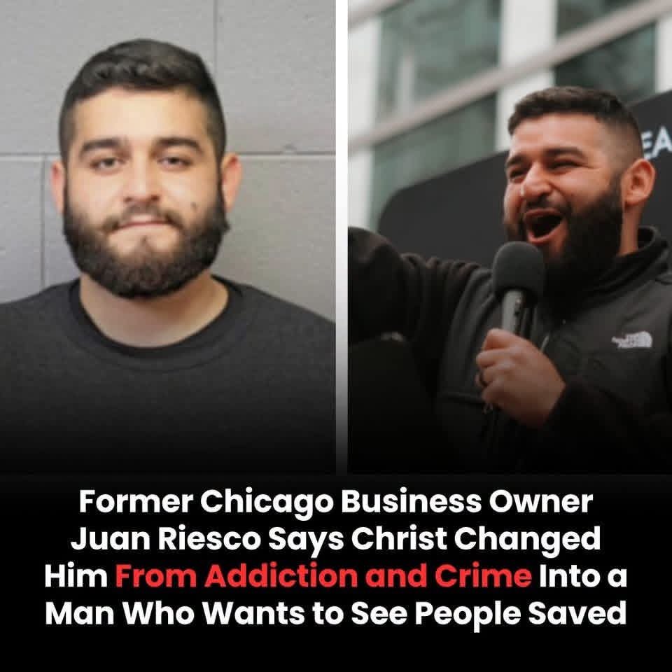 TevinMacharia's tweet photo. ✝️ Former Chicago business owner Juan Riesco is sharing how Jesus transformed his life.

He says his past was marked by drugs, alcohol, crime, and spiritual rebellion—but everything changed when he came to Christ in 2013.

Today, he shares a message of forgiveness, freedom, and the power of God’s grace.

📖 2 Corinthians 5:17
“If anyone is in Christ, he is a new creation; the old has gone, the new has come.”

No life is too broken for Jesus to redeem.

#Jesus #Faith #Testimony #GraceOfGod #JesusSaves #ChristianNews