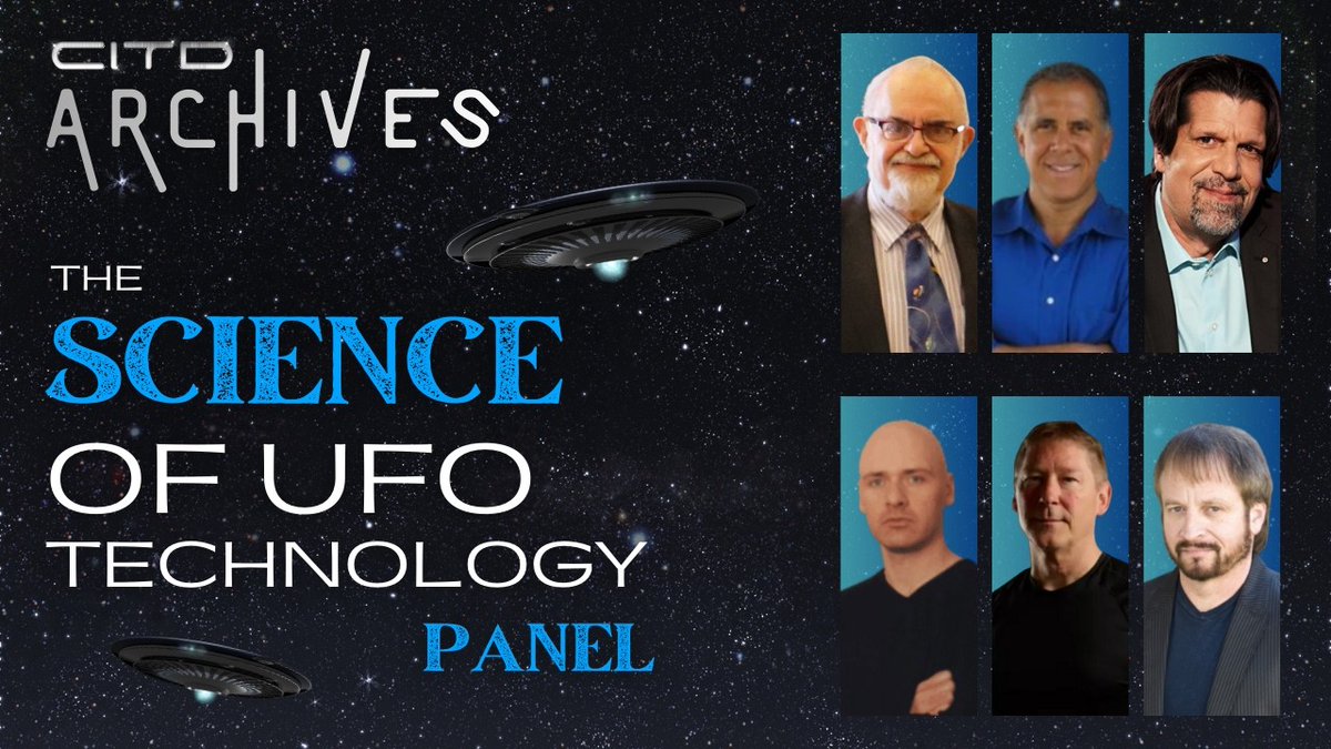 CITDConference's tweet photo. Science of UFO Technology Panel | CITD Archives

Watch the Full Panel 👉https://t.co/MQrCDjUziD https://t.co/ZqKbTWjojW