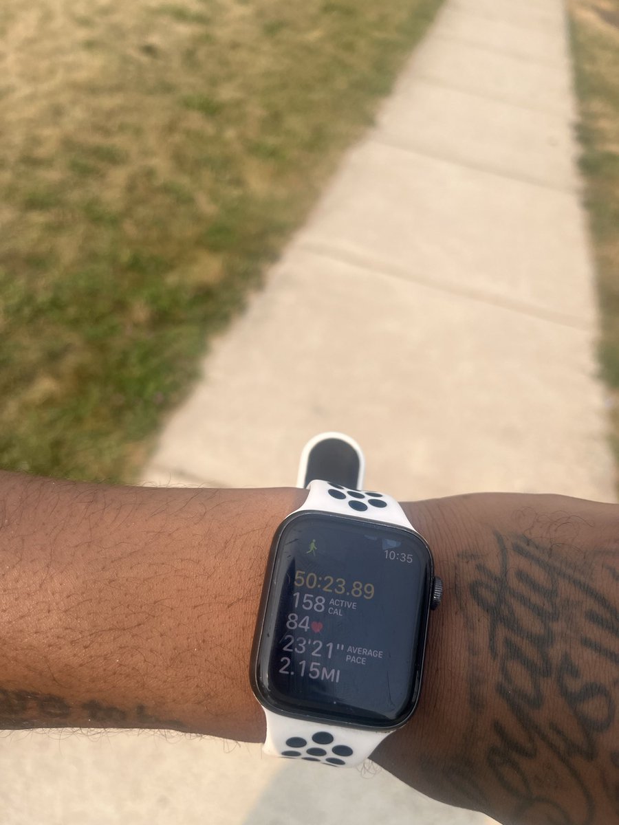 BallAlone_VC's tweet photo. 2.44 miles today. Every step is a vote for the person I’m becoming. Discipline over excuses. https://t.co/bFNeAV9J7o