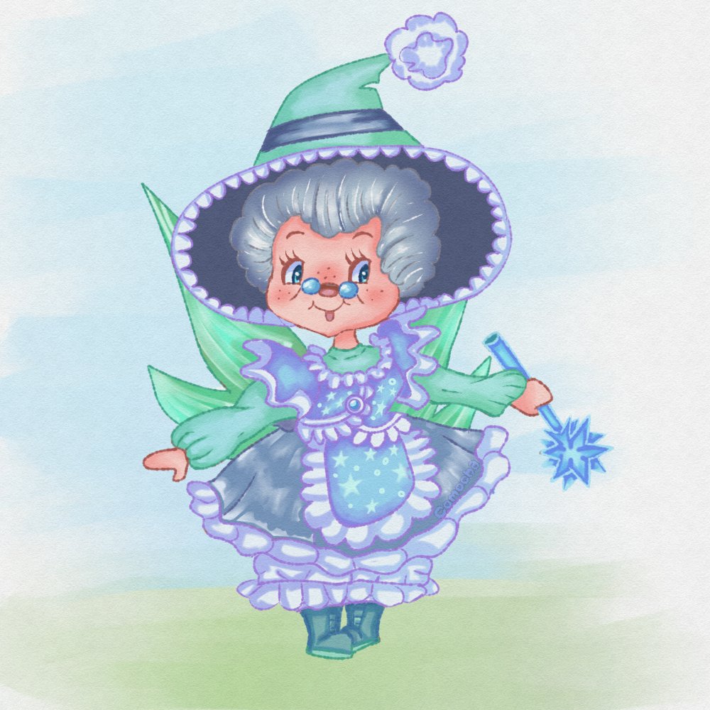 Comocha101's tweet photo. What if Lydia Greyrose was put in the Strawberry Shortcake universe…🍓 ❄️ 
#wizard101 #wizard101art #strawberryshortcake #art #digitalart @wizard101 https://t.co/1TaPNixZlP