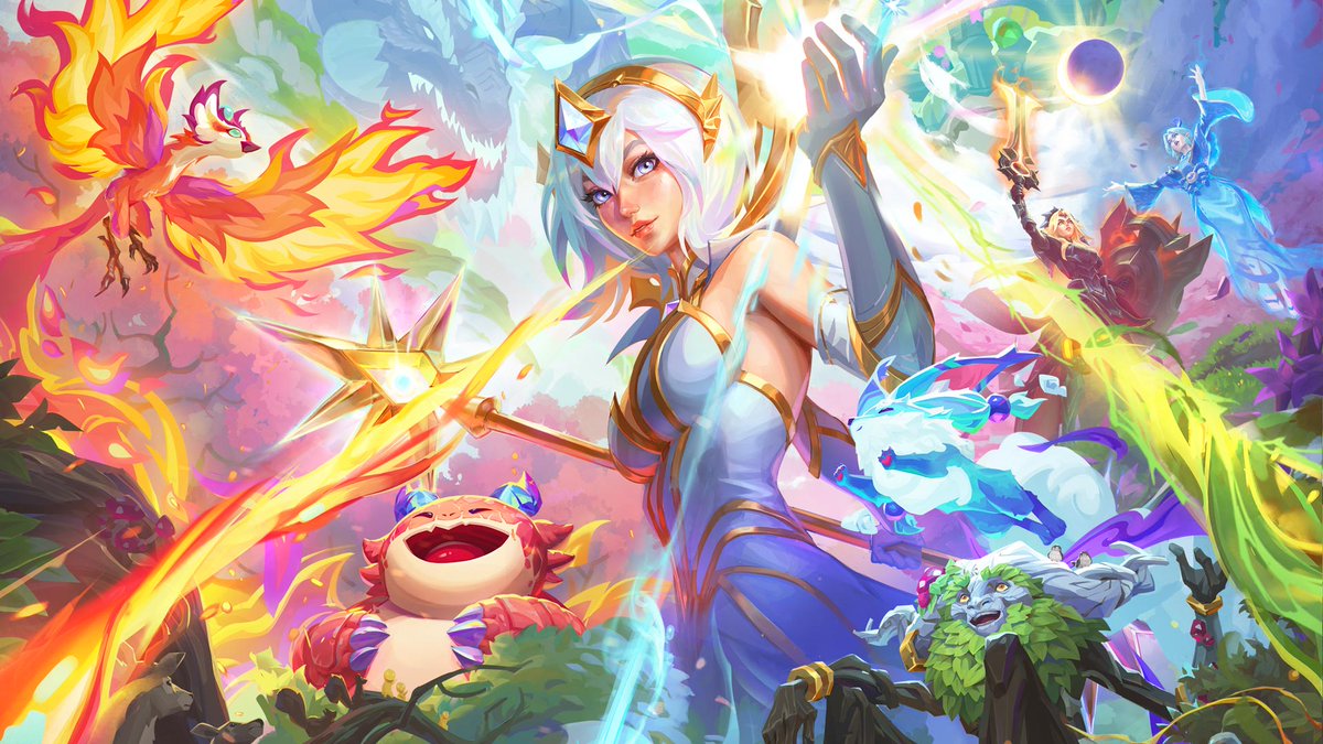 PlayTFTJP's tweet photo. 「神秘の森」では、さまざまな構成やアップデートされたセットメカニクスの「ウィスプ」が登場します。森で何が待ち受けているのか、概要をチェックしましょう！ https://t.co/iRFVaPuuq1 https://t.co/zeeVw15QYU