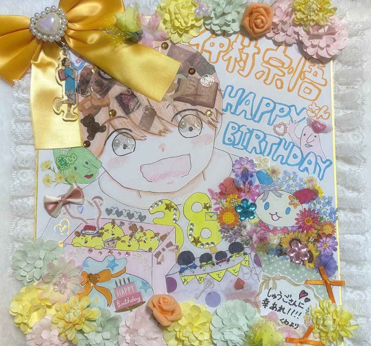 7328kuwa_sttol's tweet photo. しゅうごさん、お誕生日おめでとうございます🎉🎂
たくさんの色鮮やかな景色が、これからもしゅうごさんの目の前に広がりますように🌈✨️
しゅうごさんに幸あれ🥹🫶🤍✨

#仲村宗悟生誕祭2026
#仲村宗悟誕生祭2026
#いちゃりばしゅうご絵
#いちゃりばしゅうご https://t.co/uyxZcgl7ua
