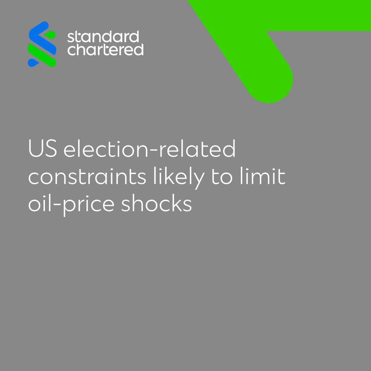 StanChartKE's tweet photo. Geopolitical turmoil has revived energy and bond yield pressured as central banks assess inflation risks. We remain Overweight on US tech and communication services, bullish on Japan and Europe financials and favour US-inflation linked bonds.

Hear more: https://t.co/8AULwoLezr https://t.co/mwGGxZkKBy