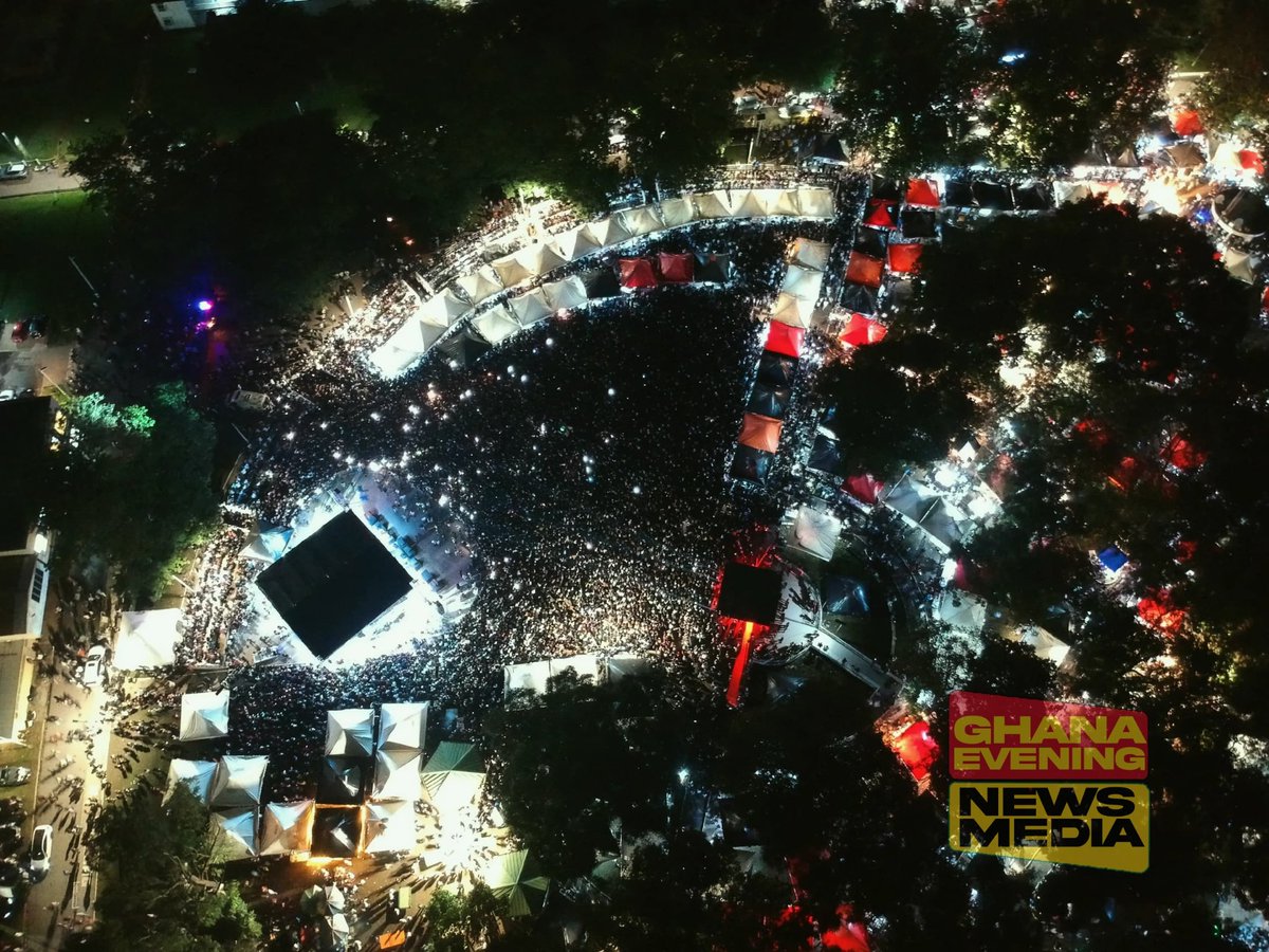 gheveningnews's tweet photo. ���📍JUST IN📍📍

Drone view of the 2026 KNUST SRC WEEK Celebration 😍

#ghanaeveningnews 🇬🇭❤️
 📸 SkyXpress https://t.co/QjC6A3QmUU